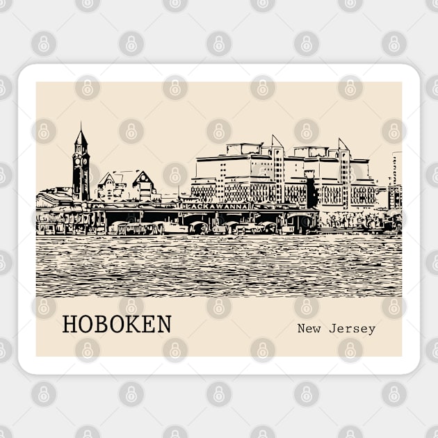 Hoboken New Jersey Magnet by Lakeric